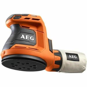 AEG Akku-Exzenterschleifer BEX18-125-0 18V Solo-Version inkl. Staubbeutel, Schleifpapier im Karton