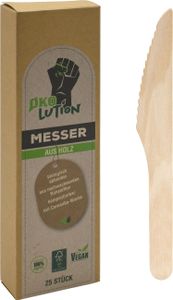 Holzmesser - Birke 16,5cm 25Stück