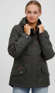 OXMO OXBellissa Damen Winterjacke Damenjacke Jacke gefüttert mit Kapuze
