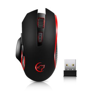 G821 Computermaus, Gaming-Maus, ergonomische Maus, kabellose Maus, 2,4 G kabellose Verbindung, 2400 DPI, geeignet für Desktops, Laptops, MacBook usw.