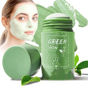 Green Tea Mask Stick Grüner Tee Deep Cleansing Smearing Mask Moisturizing Nourishing Skin für Mitesser-Entferner und Hautpflege