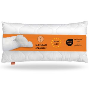 Kopfkissen 40 x 80 cm, Bettkissen, 100% Mikrofaser, für Allergiker geeignet, sleepling Komfort 100