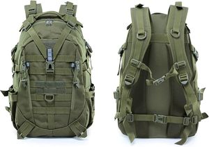 Prof Army Backpack militär rucksack Men's 30-35 L Military Backpack, armee rucksack Tactical Backpack militär rucksäcke. MOLLE Assault Backpack for Outdoors, Camping, Hiking and Hunting 1057 green