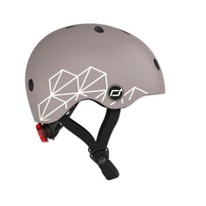 Scoot&Ride Baby Helm XXS Graphics, Farbe:brown lines