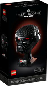 LEGO 75343 Star Wars Dark Trooper Helm Set für Erwachsene, tolles Modell für die Sammlung , als Deko oder Geschenk, Sammlerstück