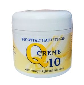 BIO-VITAL Hautpflege Q10 Creme 125ml Coezym  Allantoin UV Schutz ALPENHOF Anti-Aging Hautcreme Balsam Gesichtcreme Hals Dekolleté