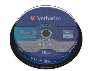 Verbatim BD-R DL Blu-ray Rohlinge 10er Spindel