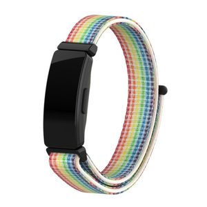 Strap-it Fitbit Inspire Nylon Armband (Bunt)
