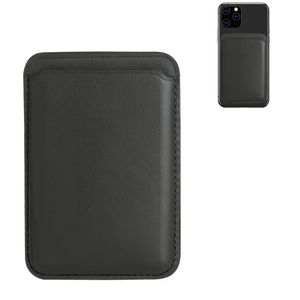 Magnetische Handy Kartenhalter für iPhone 12 , Kreditkartenetui Handy Wallet mit Magnet Card Holder für iPhone12(black)