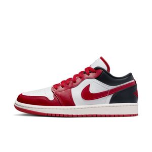 Nike Air Jordan 1 Low "Reverse Black Toe", Czerwony, Rozmiar: 42