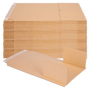 Buchverpackung 500 Stück selbstklebend, 245 x 165 x 20-70 mm, Universal Wickelverpackung