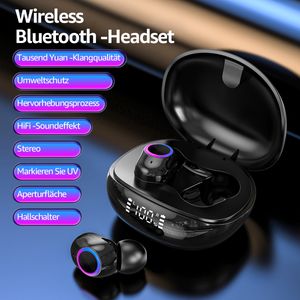 7Magic F8 Kopfhörer Kabellose, TWS In Ear Kopfhörer Bluetooth 5.2 Mit Mikrofon, LED Anzeige Ladebox, 40h Spielzeit Wireless Kopfhörer Sport