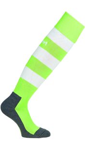 uhlsport Team Pro Essential Stripe Socken flash grün/weiß 41-44