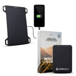 Sunnybag LEAF MINI - Solarpanel inklusive Powerbank 10000 mAh