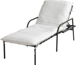 Hartman Gartenliege Sonnenliege Jeremy Lounger Black-Marble, Aluminium, inkl. Polsterauflage, verstellbar