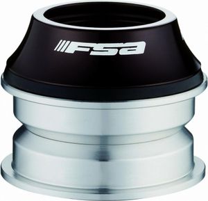 FSA Steuersatz ORBIT Z (1 1/8") (36°/45°) (Ø 44mm) schwarz semi integriert Edelstahl Cartridge Lager inkl. Deckel + Kralle
