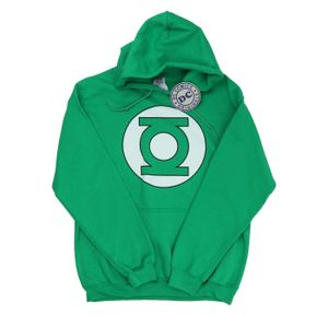 DC Comics - Pánská mikina s kapucí "Green Lantern Logo" BI2954 (3XL) (Irish Green)