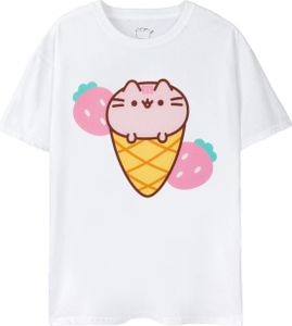 Pusheen - dámské tričko NS7836 (L) (Bílá)