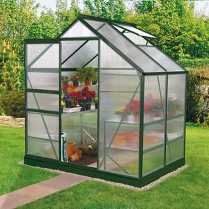 Skleník Vitavia Venus 2500 polykarbonát 4 mm 195 x 131 cm zelený