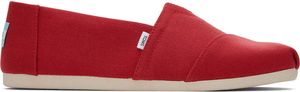 Toms Alpargata Recycled Baumwolle Canvas - Rot, 9,5