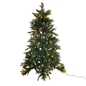 Künstlicher Weihnachtsbaum 150cm mit LED Beleuchtung, Lichterkette für Innen & Außen - Fernbedienung für 8 Leuchtmodi & Timer