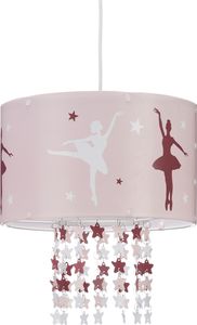 relaxdays Hängelampe für Mädchen in Rosa