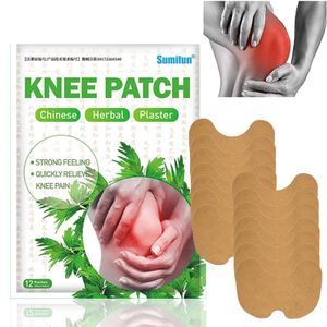12Stück Kniepflaster Knieschmerzlinderung, Pain Relief Patch,Kniegelenk Patch, Wärmepflaster für Rücken Nackenschmerzen und Schulter