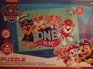 Paw Patrol - Ein Team Puzzle 33 x 22cm - 99 Teile