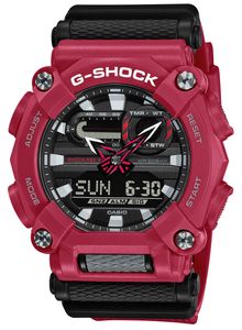 Casio G-Shock Uhr GA-900-4AER Armbanduhr rot schwarz