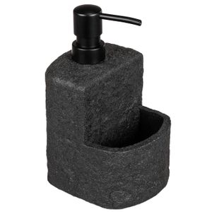 WENKO Seifenspender Festival 54667100 schwarz Beton 380,0 ml