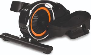 MAXXMEE Ellipsentrainer Bauch-Beine-Po-Training und Muskel- und Ausdauertraining im Sitzen Platzsparendes Design für Jede Zimmergröße schwarz