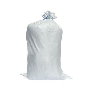 100x Schwerlastsack Gewebesack Hochwassersack Getreidesack Lagersack PP mit rotem Streifen 500 x 800 mm 30 kg weiss