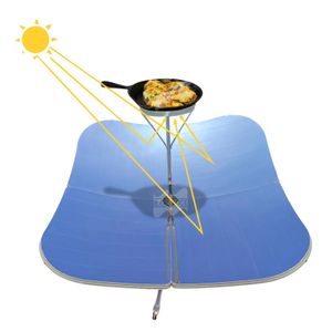 Solarkocher, 2000W Leistung, Parabolisches Design, Blau