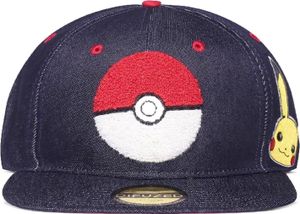 Pokemon Denim Snapback Cap Logo