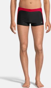 BECO the world of aquasports Kasten-Badehose Square Leg Badehose "Side Flash" mit starkem sportlichem Akzent rot-schwarz 6