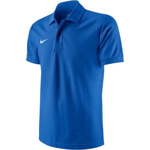 Nike Herren Pique Polo Shirt TS Core 454800, Größe:S, Farbe:Blau