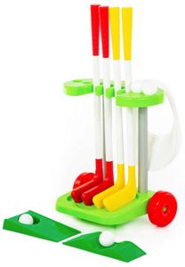 Polesie Golf-Set 14-tlg. mit Golfschläger Golfbälle Kinder Spielzeug Kunststoff