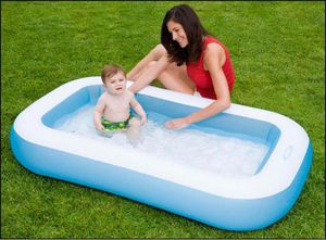Intex Rectangular Pool - Kinder Aufstellpool - Planschbecken - 166 x 100 cm x 25 cm - Für 2+ Jahre