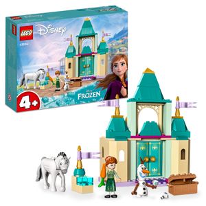 LEGO 43204 Disney Princess Annas und Olafs Spielspaß im Schloss, Spielzeug aus Die Eiskönigin zum Bauen mit Pferdefigur, ab 4 Jahre