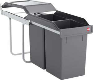 Odpadkový koš Hailo 3650101 TA Swing A Tandem 2x 15 litrů