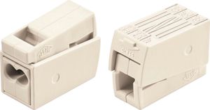 Wago 224-112 Leuchtenklemme 0,5-2,5mm² 2-Leiter 100 Stück weiß Standardausführung