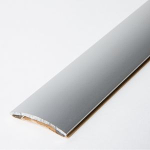 Übergangsprofil 30 mm Alu Dehnungsprofil silber matt Laminat Teppichschiene 1 m selbstklebend