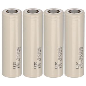 4x Samsung INR21700-30T 3,6V 3000mAh 35A Li-Ion-Akku