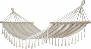 Duży Mocny Wytrzymały Hamak Ogrodowy Boho Huśtawka Milos 4 200X100 Ecru Duży Mocny Wytrzymały Hamak Ogrodowy Boho Huśtawka Milos 4 200X100 Ecru