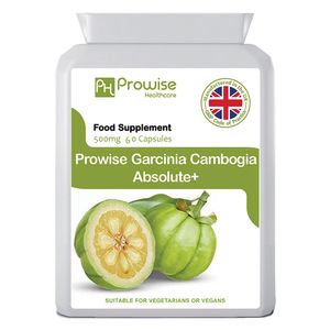 Garcinia Cambogia 500mg 60 Kapseln - UK Hergestellt in GMP-Qualität - Geeignet für Vegetarier & Veganer von Prowise Healthcare