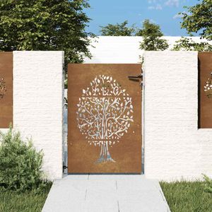 vidaXL Záhradná brána 85x150 cm Corten Steel Tree Design vidaXL Záhradná brána 85x150 cm Corten Steel Tree Design
