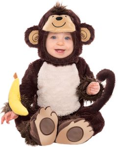 Flauschiges Affen Baby Kostüm