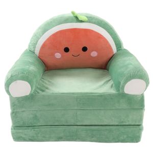 Rozkladacia detská pohovka, detské kreslo od 3 rokov, detský gauč s dizajnom zvieratiek - KIDSOFA Green