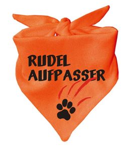 Hunde Dreiecks Halstuch (Fb: orange) Rudelaufpasser