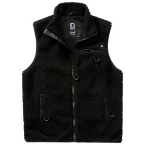 Pánská vesta Brandit Teddyfleece Vest Men black - XL